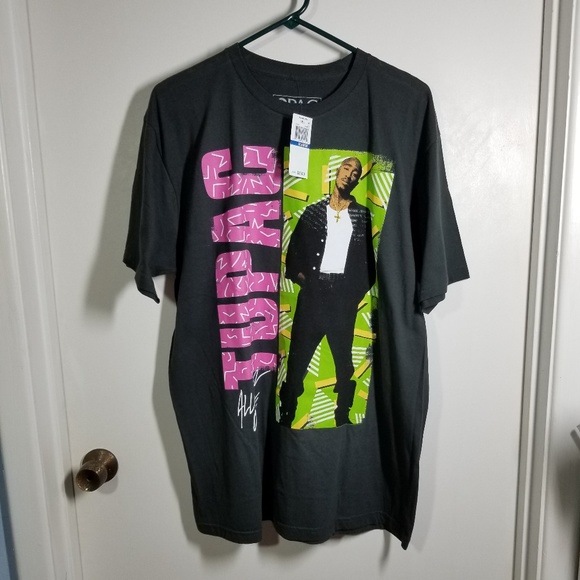 grey 2pac shirt